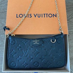 Louis Vuitton Easy Pouch on Strap (Black)